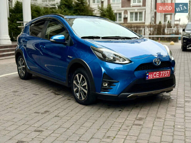 Синий Тойота Aqua, объемом двигателя 1.5 л и пробегом 52 тыс. км за 13500 $, фото 1 на Automoto.ua