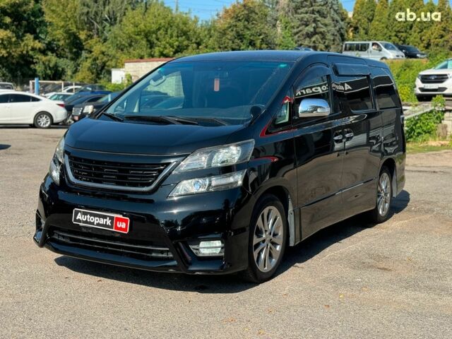 Черный Тойота Веллфаир, объемом двигателя 2.4 л и пробегом 82 тыс. км за 15490 $, фото 1 на Automoto.ua