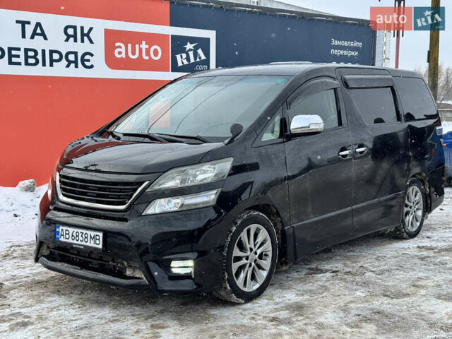 Чорний Тойота Веллфаір, об'ємом двигуна 2.4 л та пробігом 88 тис. км за 16600 $, фото 1 на Automoto.ua