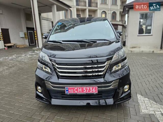 Чорний Тойота Веллфаір, об'ємом двигуна 2.4 л та пробігом 78 тис. км за 19300 $, фото 1 на Automoto.ua