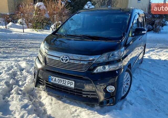 Черный Тойота Веллфаир, объемом двигателя 2.36 л и пробегом 89 тыс. км за 14990 $, фото 1 на Automoto.ua