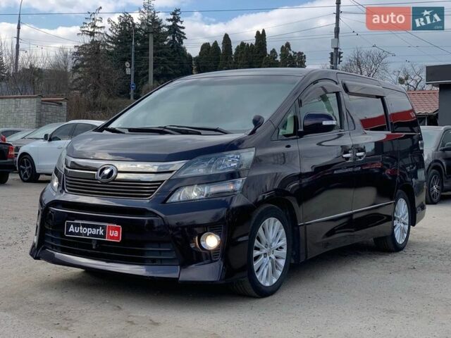 Черный Тойота Веллфаир, объемом двигателя 2.4 л и пробегом 63 тыс. км за 15890 $, фото 1 на Automoto.ua