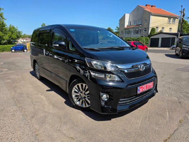 Чорний Тойота Веллфаір, об'ємом двигуна 2.4 л та пробігом 96 тис. км за 17500 $, фото 1 на Automoto.ua