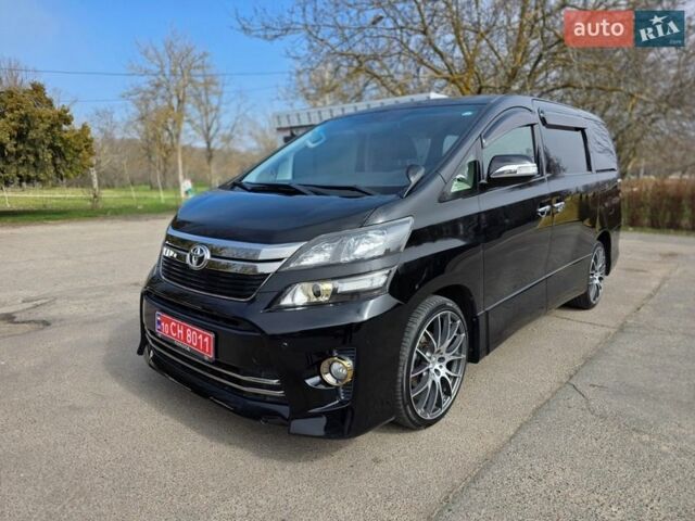 Черный Тойота Веллфаир, объемом двигателя 2.4 л и пробегом 75 тыс. км за 18500 $, фото 1 на Automoto.ua