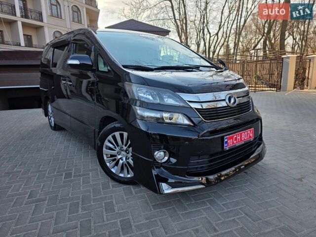 Черный Тойота Веллфаир, объемом двигателя 2.4 л и пробегом 93 тыс. км за 17500 $, фото 1 на Automoto.ua