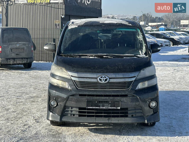 Черный Тойота Веллфаир, объемом двигателя 2.4 л и пробегом 75 тыс. км за 17900 $, фото 1 на Automoto.ua