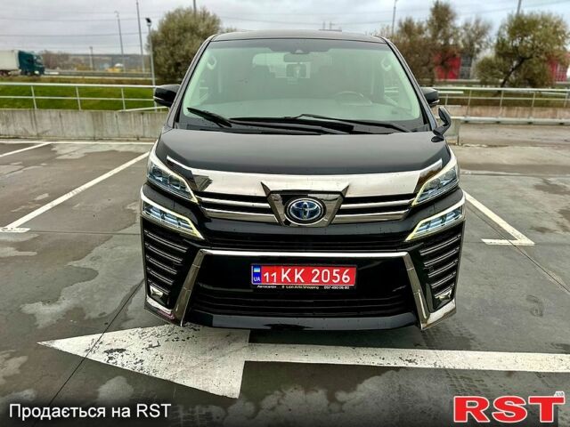 Черный Тойота Веллфаир, объемом двигателя 2.5 л и пробегом 92 тыс. км за 38500 $, фото 1 на Automoto.ua