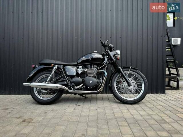 Черный Триумф Бонневиль, объемом двигателя 0.9 л и пробегом 43 тыс. км за 6200 $, фото 1 на Automoto.ua