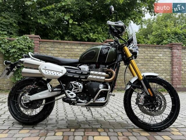 Зеленый Триумф Scrambler, объемом двигателя 1.2 л и пробегом 6 тыс. км за 20000 $, фото 1 на Automoto.ua