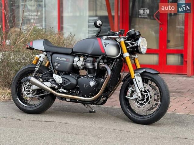 Серый Триумф Thruxton, объемом двигателя 0 л и пробегом 5 тыс. км за 16750 $, фото 1 на Automoto.ua