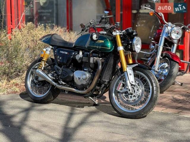 Зеленый Триумф Thruxton, объемом двигателя 0 л и пробегом 14 тыс. км за 14100 $, фото 1 на Automoto.ua