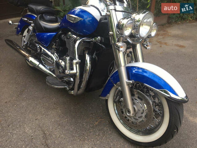 Синий Триумф Thunderbird 1600, объемом двигателя 1.6 л и пробегом 19 тыс. км за 9000 $, фото 1 на Automoto.ua