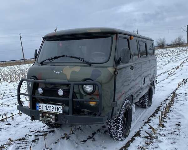 Зеленый УАЗ 3909 Фермер, объемом двигателя 2.7 л и пробегом 45 тыс. км за 13000 $, фото 1 на Automoto.ua