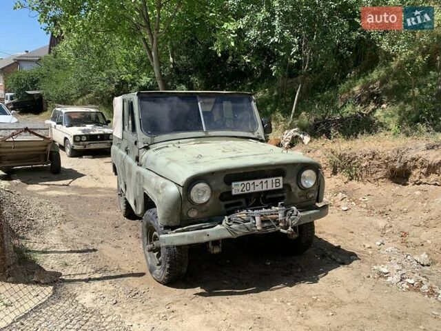 Зеленый УАЗ 469, объемом двигателя 2.4 л и пробегом 200 тыс. км за 2200 $, фото 1 на Automoto.ua