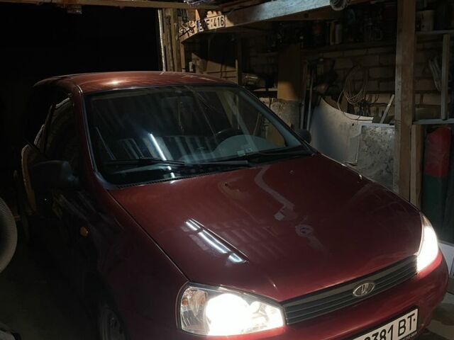 Красный ВАЗ 1117 Калина, объемом двигателя 1.5 л и пробегом 157 тыс. км за 1900 $, фото 1 на Automoto.ua