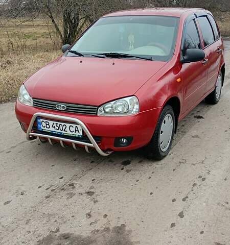 Красный ВАЗ 1117 Калина, объемом двигателя 1.6 л и пробегом 154 тыс. км за 3600 $, фото 1 на Automoto.ua