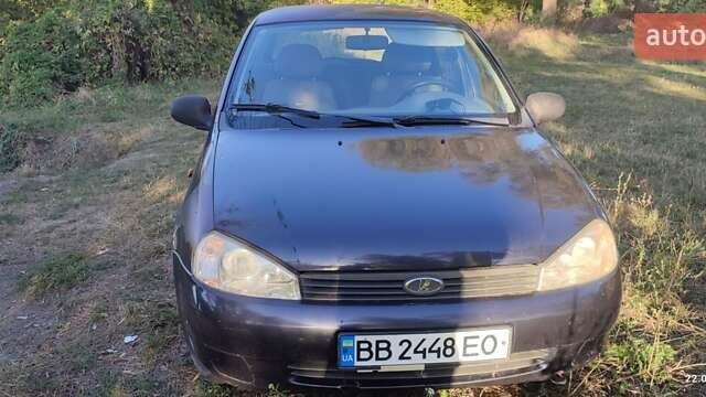 Синий ВАЗ 1117 Калина, объемом двигателя 1.6 л и пробегом 115 тыс. км за 2100 $, фото 1 на Automoto.ua