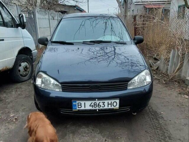 Синий ВАЗ 1117 Калина, объемом двигателя 1.6 л и пробегом 90 тыс. км за 3200 $, фото 1 на Automoto.ua