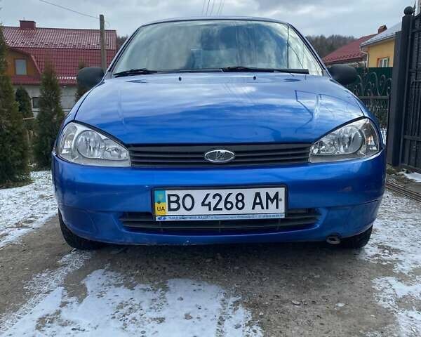 Синий ВАЗ 1117 Калина, объемом двигателя 1.39 л и пробегом 180 тыс. км за 1300 $, фото 1 на Automoto.ua