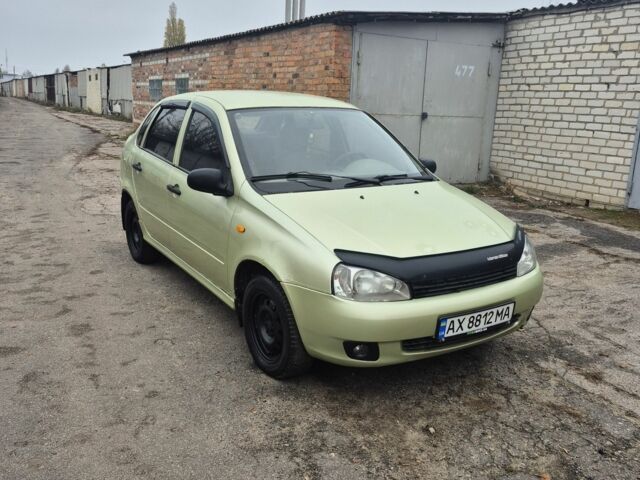 Зеленый ВАЗ 1117 Калина, объемом двигателя 1.6 л и пробегом 220 тыс. км за 1450 $, фото 1 на Automoto.ua