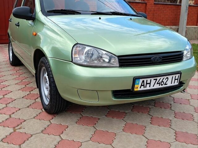 Зеленый ВАЗ 1117 Калина, объемом двигателя 1.4 л и пробегом 160 тыс. км за 1600 $, фото 1 на Automoto.ua