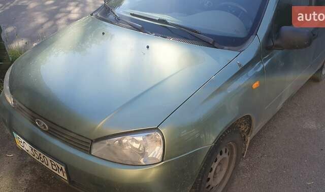 Зеленый ВАЗ 1117 Калина, объемом двигателя 1.6 л и пробегом 108 тыс. км за 2450 $, фото 1 на Automoto.ua