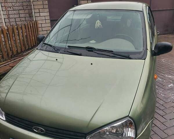 Зеленый ВАЗ 1117 Калина, объемом двигателя 1.6 л и пробегом 95 тыс. км за 2000 $, фото 1 на Automoto.ua