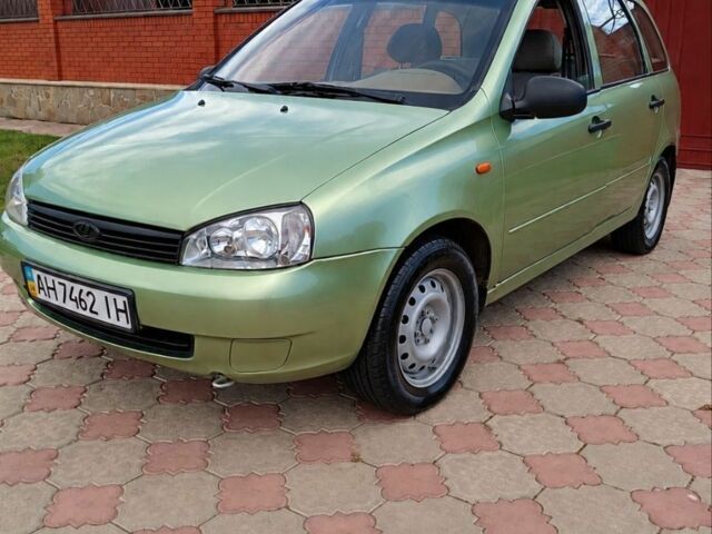 Зеленый ВАЗ 1117 Калина, объемом двигателя 1.4 л и пробегом 160 тыс. км за 1606 $, фото 1 на Automoto.ua