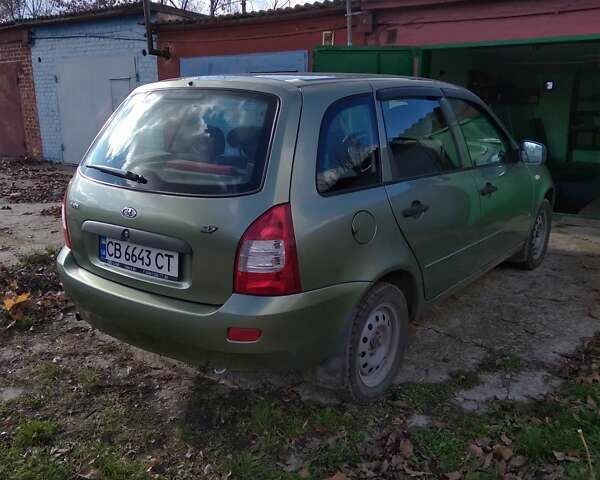 Зелений ВАЗ 1117 Калина, об'ємом двигуна 1.39 л та пробігом 110 тис. км за 3400 $, фото 1 на Automoto.ua