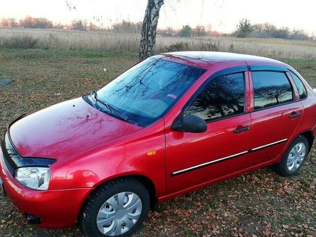 Красный ВАЗ 1118, объемом двигателя 1.6 л и пробегом 76 тыс. км за 1300 $, фото 1 на Automoto.ua