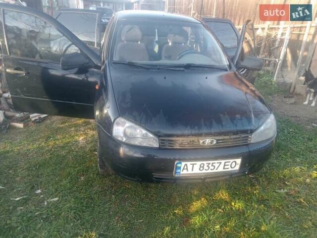 Черный ВАЗ 1119 Калина, объемом двигателя 1.6 л и пробегом 216 тыс. км за 1500 $, фото 1 на Automoto.ua