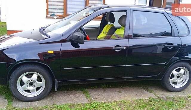 Чорний ВАЗ 1119 Калина, об'ємом двигуна 1.6 л та пробігом 71 тис. км за 3000 $, фото 1 на Automoto.ua