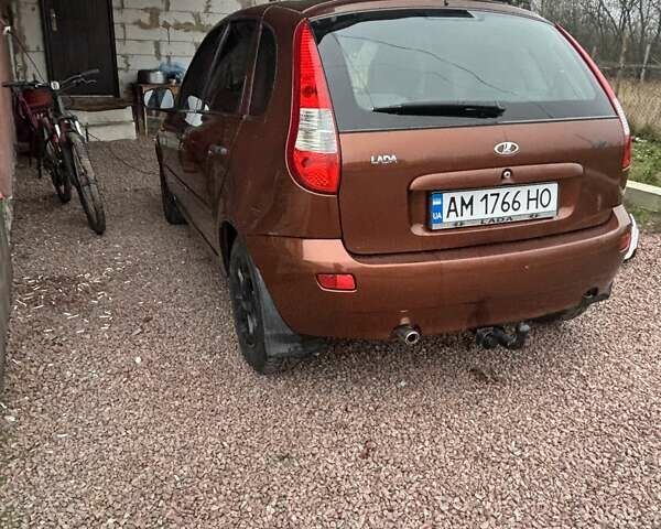 Коричневый ВАЗ 1119 Калина, объемом двигателя 1.6 л и пробегом 165 тыс. км за 1750 $, фото 1 на Automoto.ua