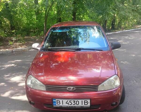 Красный ВАЗ 1119 Калина, объемом двигателя 1.6 л и пробегом 251 тыс. км за 2400 $, фото 1 на Automoto.ua