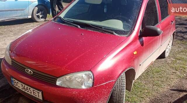 Червоний ВАЗ 1119 Калина, об'ємом двигуна 1.6 л та пробігом 150 тис. км за 1550 $, фото 1 на Automoto.ua