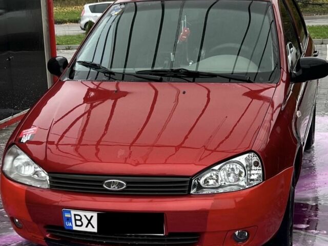 Красный ВАЗ 1119 Калина, объемом двигателя 1.6 л и пробегом 280 тыс. км за 1600 $, фото 1 на Automoto.ua