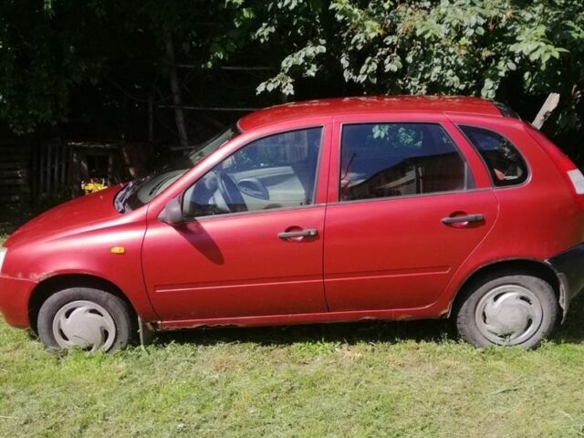 Красный ВАЗ 1119 Калина, объемом двигателя 1.6 л и пробегом 130 тыс. км за 1170 $, фото 1 на Automoto.ua