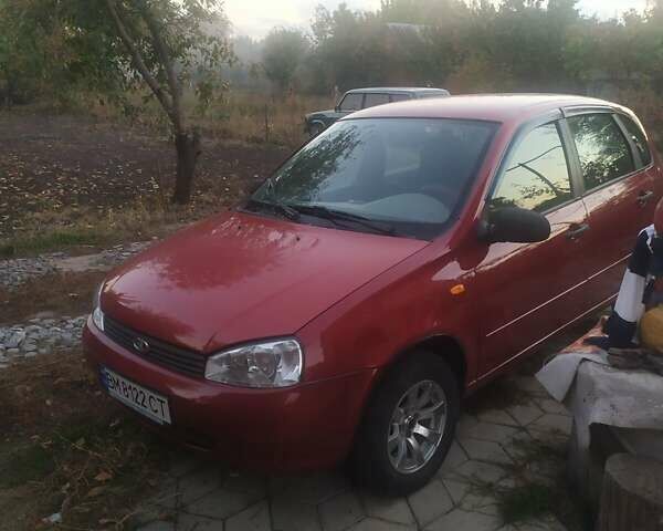 Красный ВАЗ 1119 Калина, объемом двигателя 1.6 л и пробегом 140 тыс. км за 2700 $, фото 1 на Automoto.ua