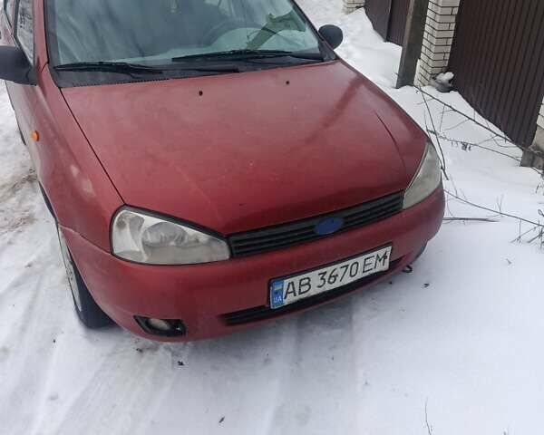 Красный ВАЗ 1119 Калина, объемом двигателя 1.6 л и пробегом 170 тыс. км за 1500 $, фото 1 на Automoto.ua