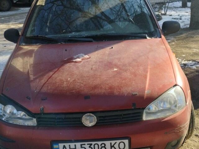 Красный ВАЗ 1119 Калина, объемом двигателя 1.6 л и пробегом 130 тыс. км за 1800 $, фото 1 на Automoto.ua