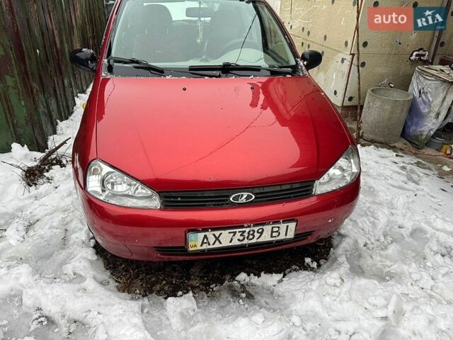 Красный ВАЗ 1119 Калина, объемом двигателя 1.4 л и пробегом 97 тыс. км за 2300 $, фото 1 на Automoto.ua
