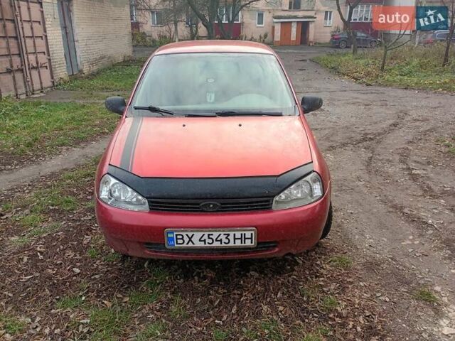 Красный ВАЗ 1119 Калина, объемом двигателя 1.6 л и пробегом 153 тыс. км за 2200 $, фото 1 на Automoto.ua