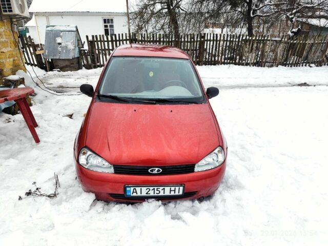 Красный ВАЗ 1119 Калина, объемом двигателя 1.6 л и пробегом 20 тыс. км за 2250 $, фото 1 на Automoto.ua