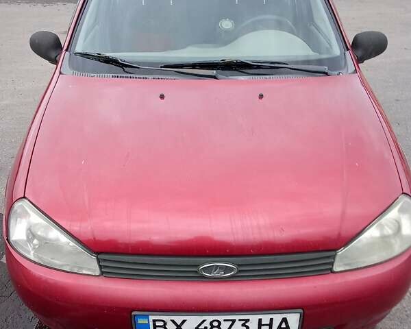 Красный ВАЗ 1119 Калина, объемом двигателя 1.6 л и пробегом 157 тыс. км за 1800 $, фото 1 на Automoto.ua
