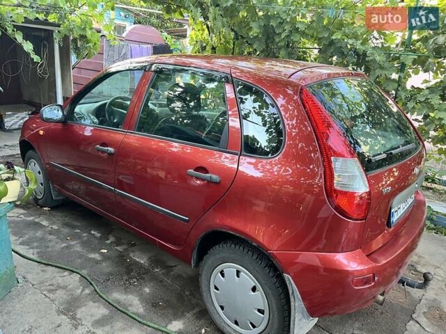 Красный ВАЗ 1119 Калина, объемом двигателя 1.39 л и пробегом 81 тыс. км за 2600 $, фото 1 на Automoto.ua