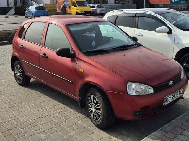 Красный ВАЗ 1119 Калина, объемом двигателя 1.6 л и пробегом 184 тыс. км за 2300 $, фото 1 на Automoto.ua