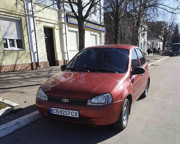 Красный ВАЗ 1119 Калина, объемом двигателя 1.6 л и пробегом 113 тыс. км за 2900 $, фото 1 на Automoto.ua