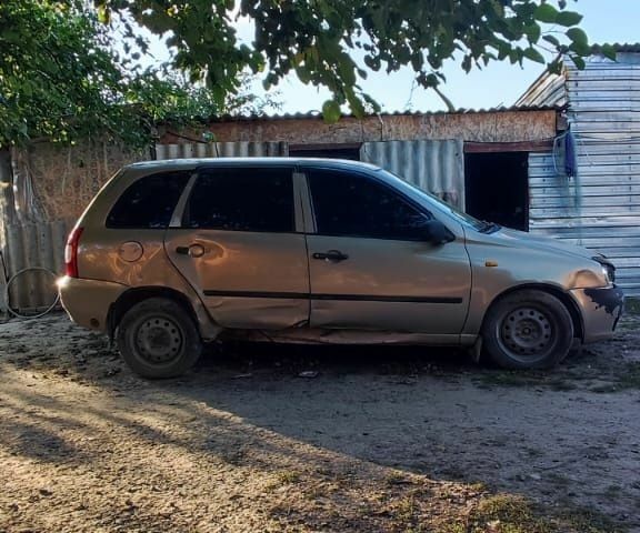 Серый ВАЗ 1119 Калина, объемом двигателя 0 л и пробегом 100 тыс. км за 1000 $, фото 1 на Automoto.ua