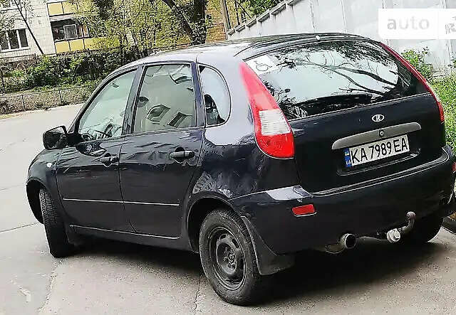 Синий ВАЗ 1119 Калина, объемом двигателя 1.6 л и пробегом 141 тыс. км за 1800 $, фото 1 на Automoto.ua