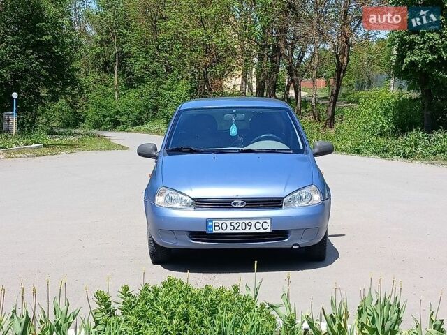 Синий ВАЗ 1119 Калина, объемом двигателя 1.6 л и пробегом 192 тыс. км за 1300 $, фото 1 на Automoto.ua
